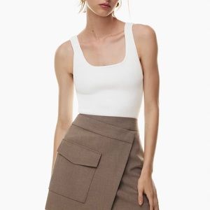 Aritzia Sculpt Knit Square neck Tank